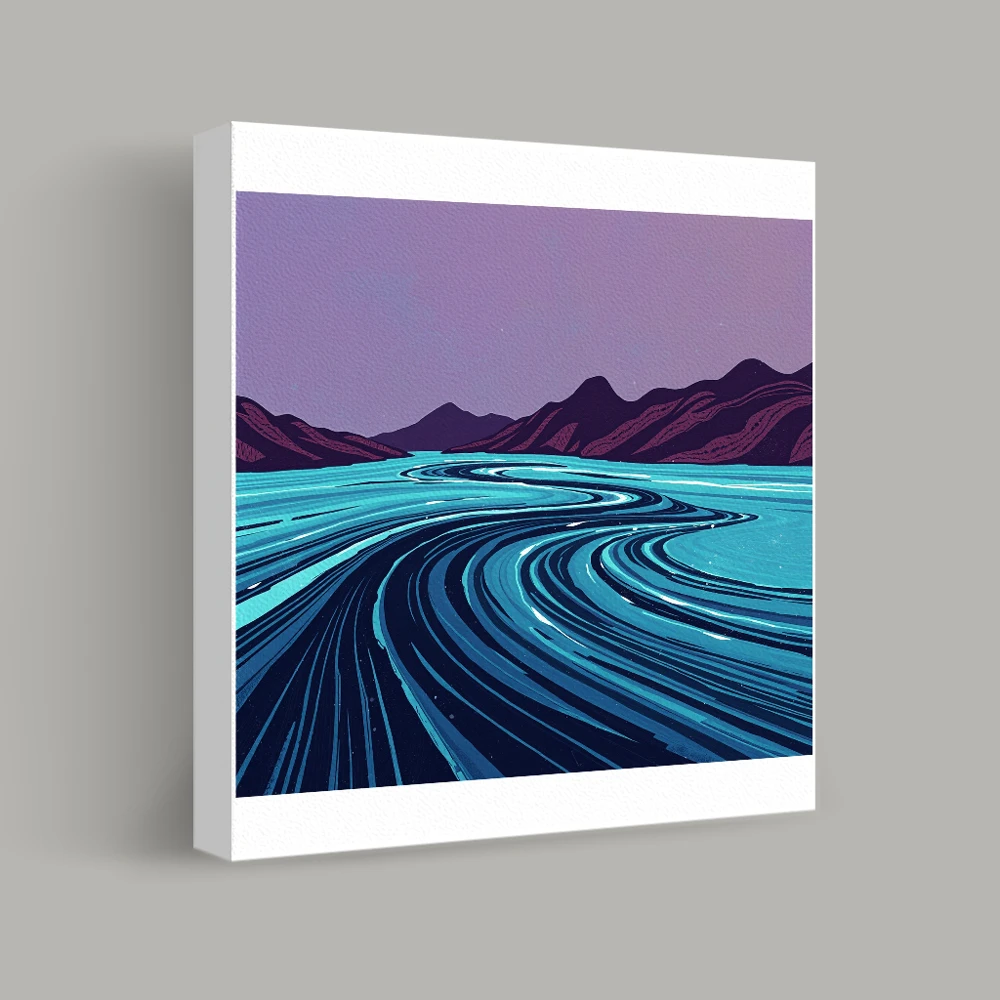 Courants du crépuscule — canvas