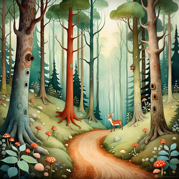 Enchanted Woodland Pathway
