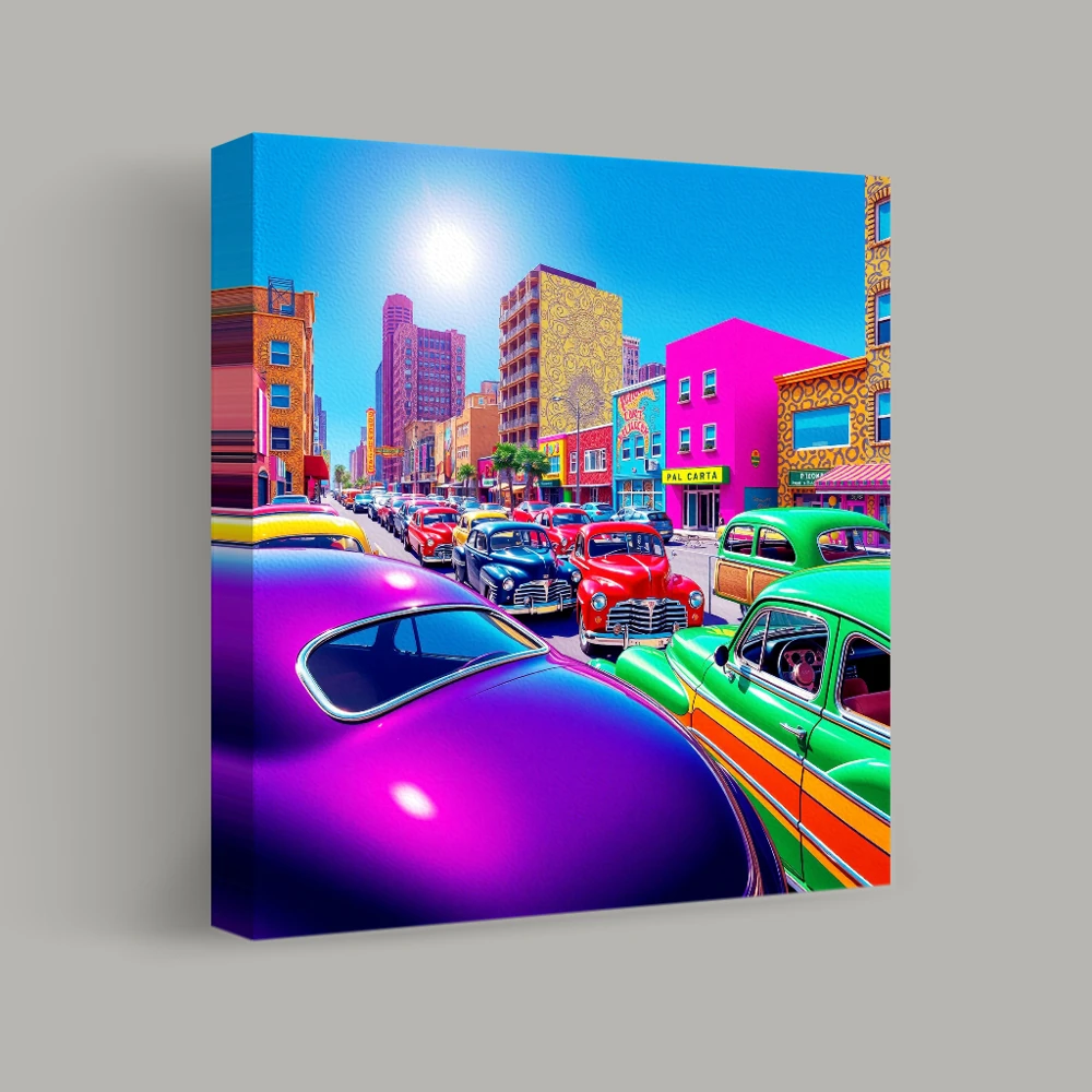 Technicolor Boulevard — canvas