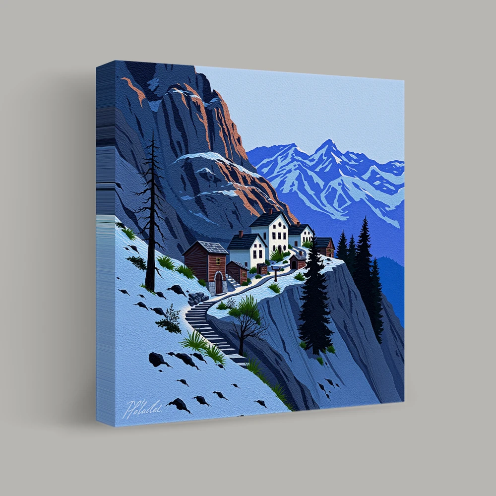 Alpine Serenity — canvas