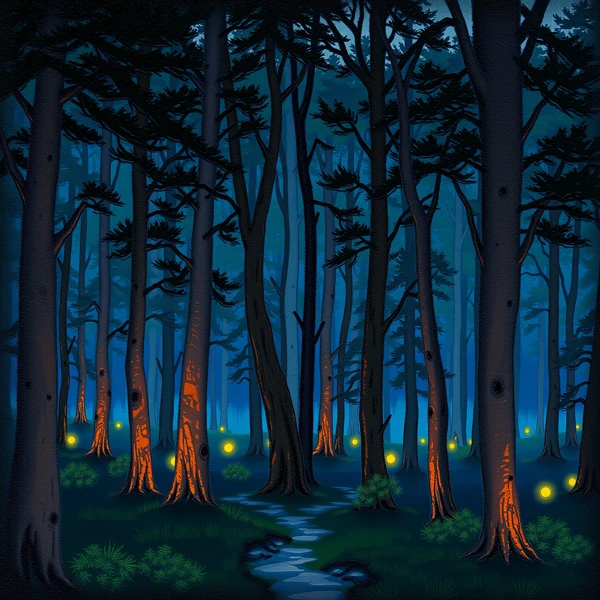 Enchanted Glade at Dusk
