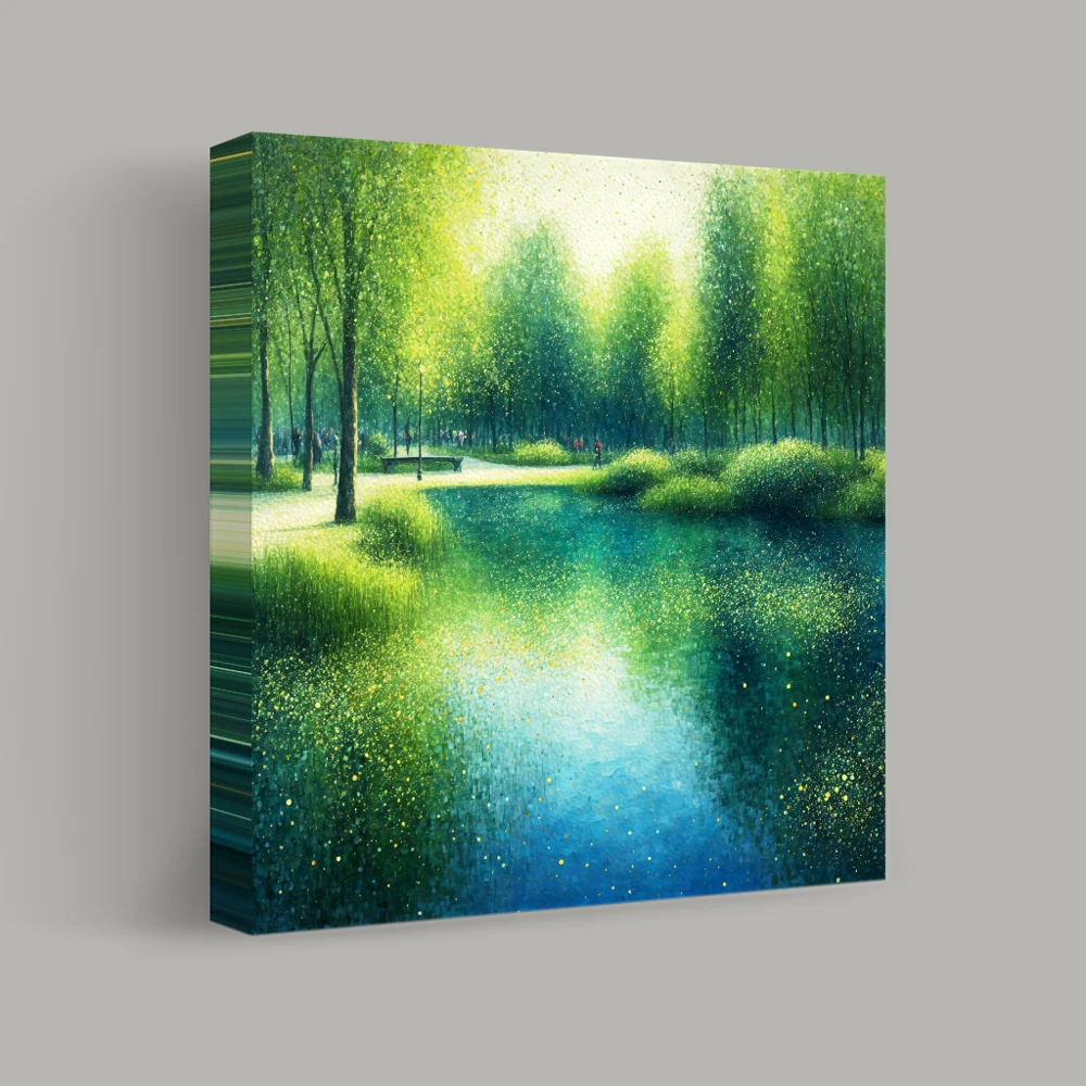 Reflections of a Summer Stroll — canvas