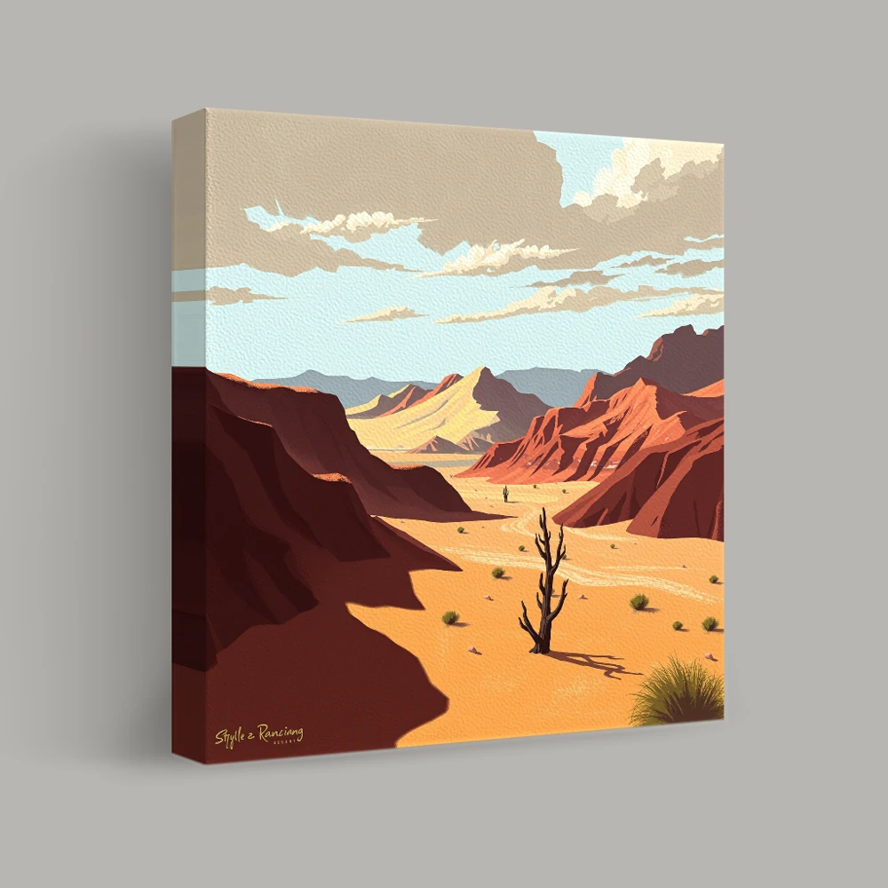 Shades of the Desert — canvas