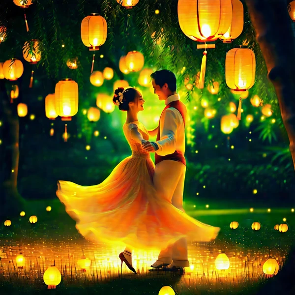 Dance Under Lantern Glow view 2