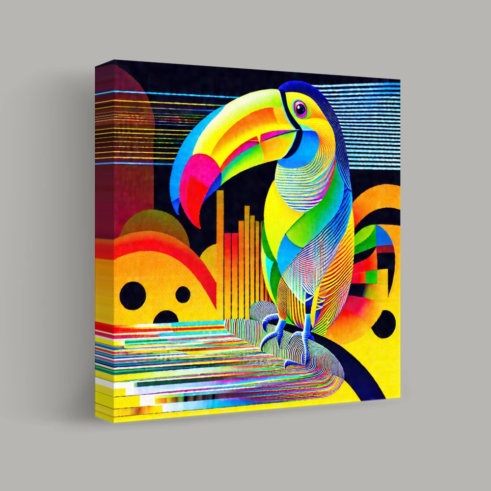 Kaleidoscope Beak — canvas
