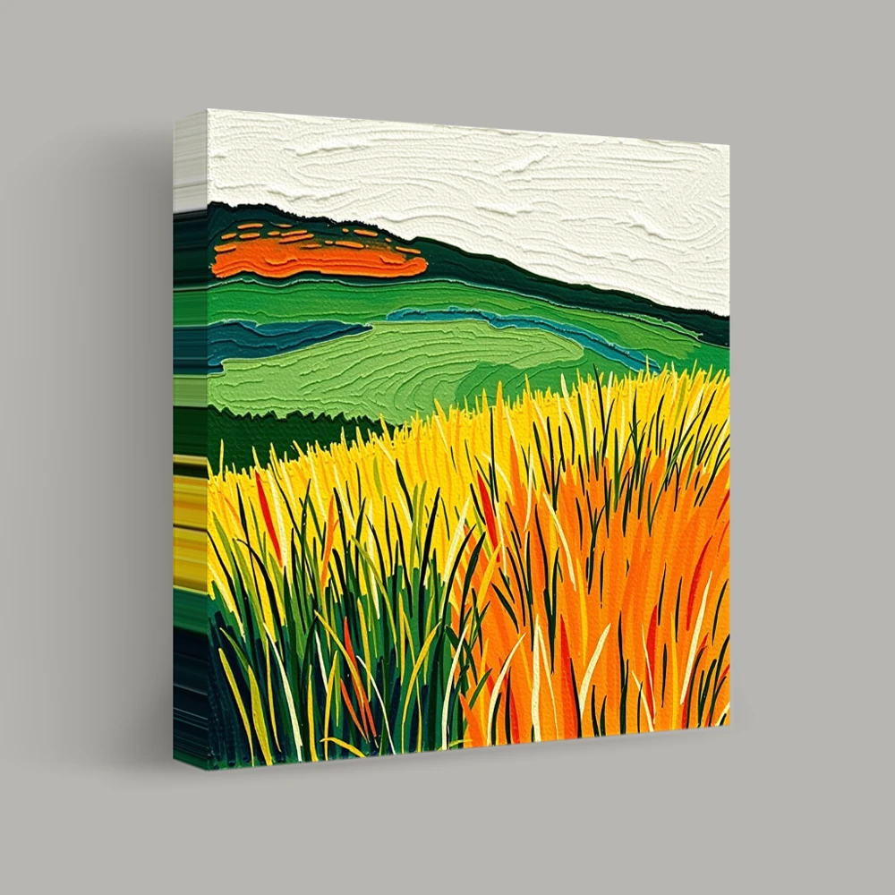 Fields of Colorful Whispers — canvas