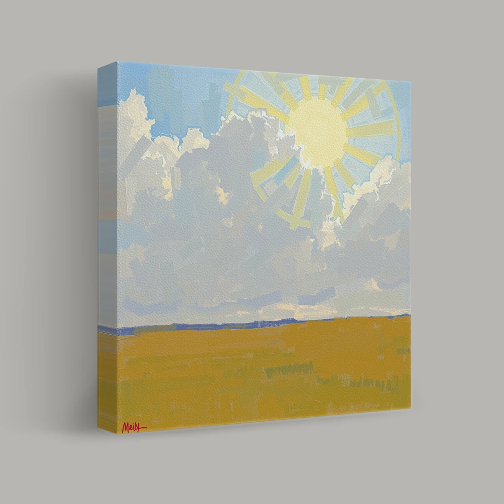 Bask in the Golden Light — canvas