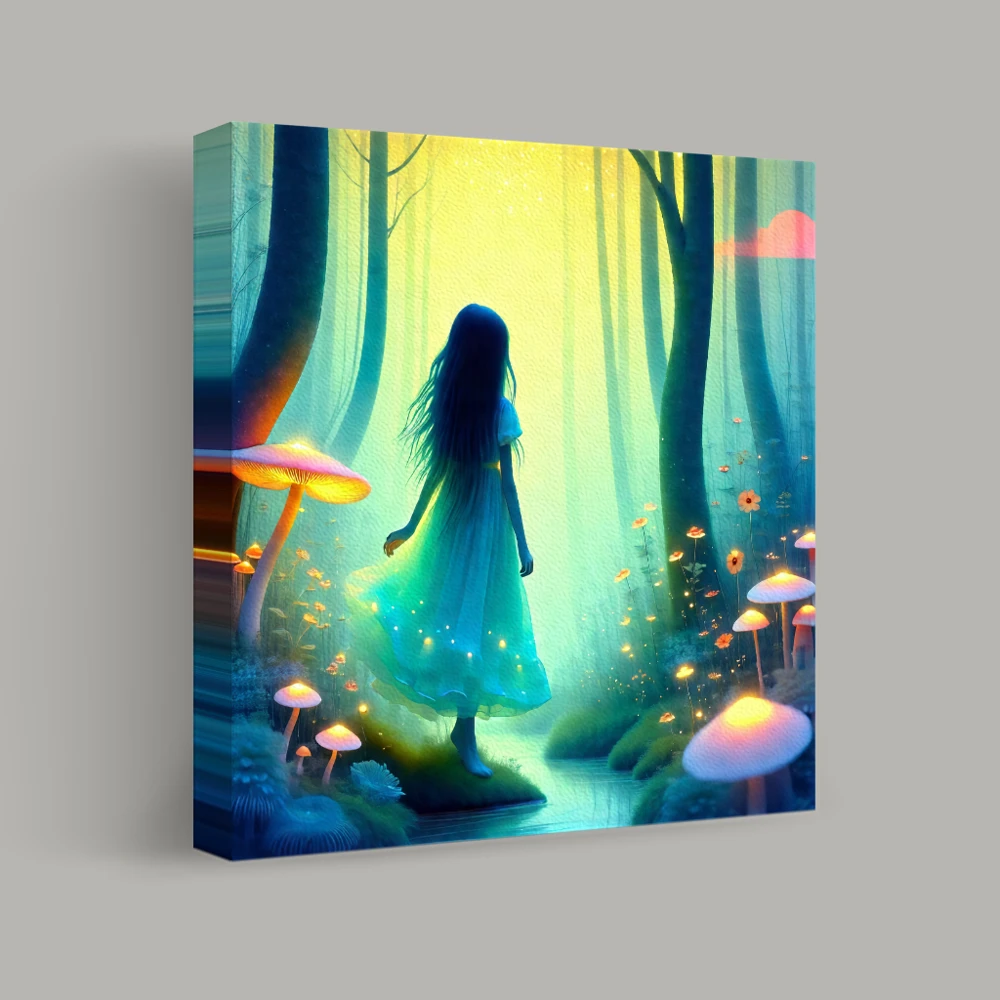 Enchanted Forest Crossing — canvas