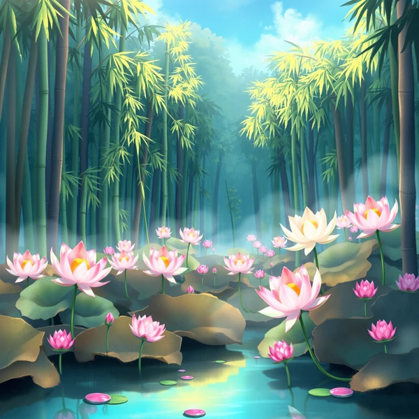 Serenity Amongst the Lotus