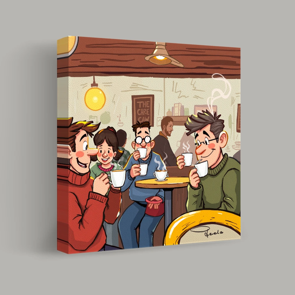 Warm Brews — canvas