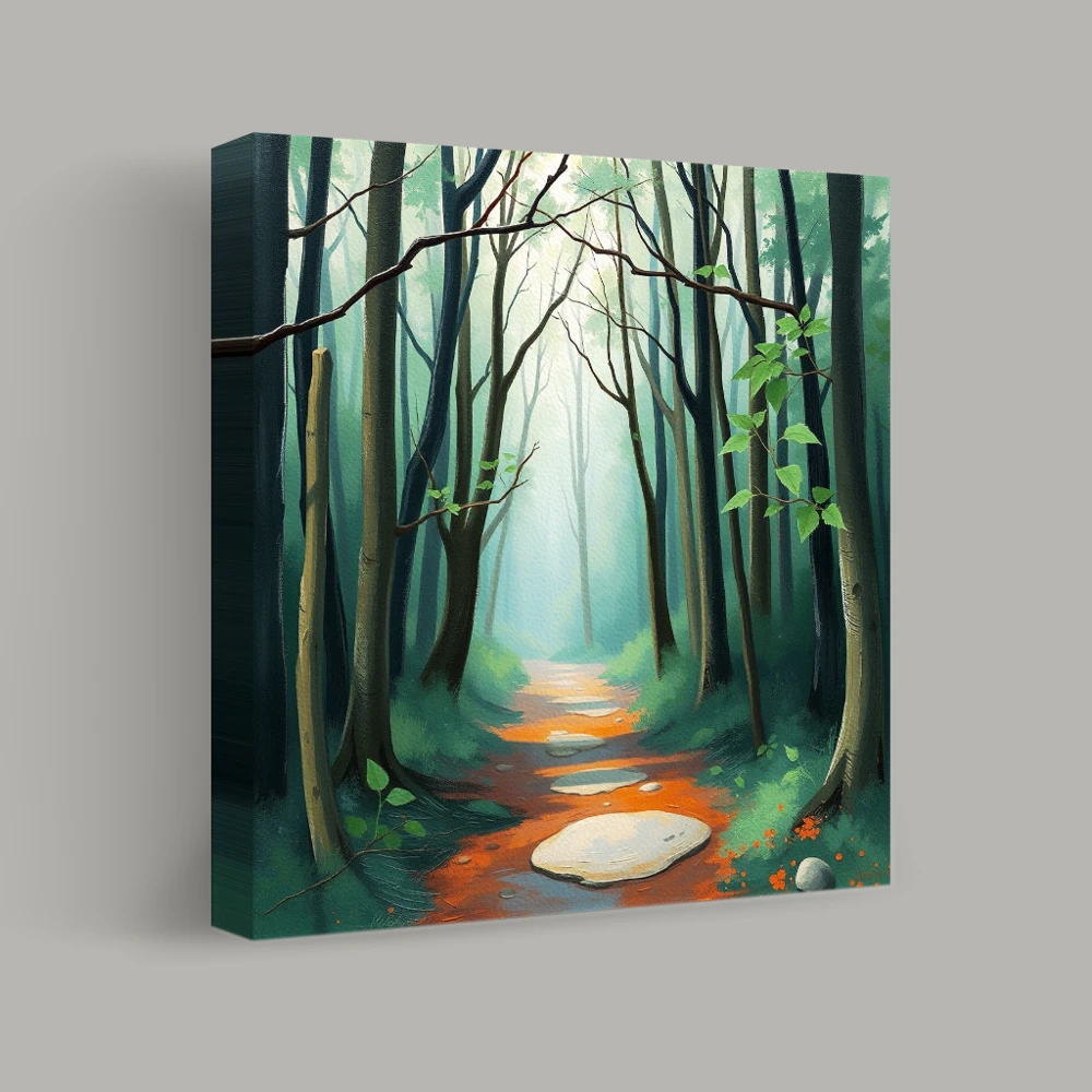 Whispering Shadows of the Forest — canvas