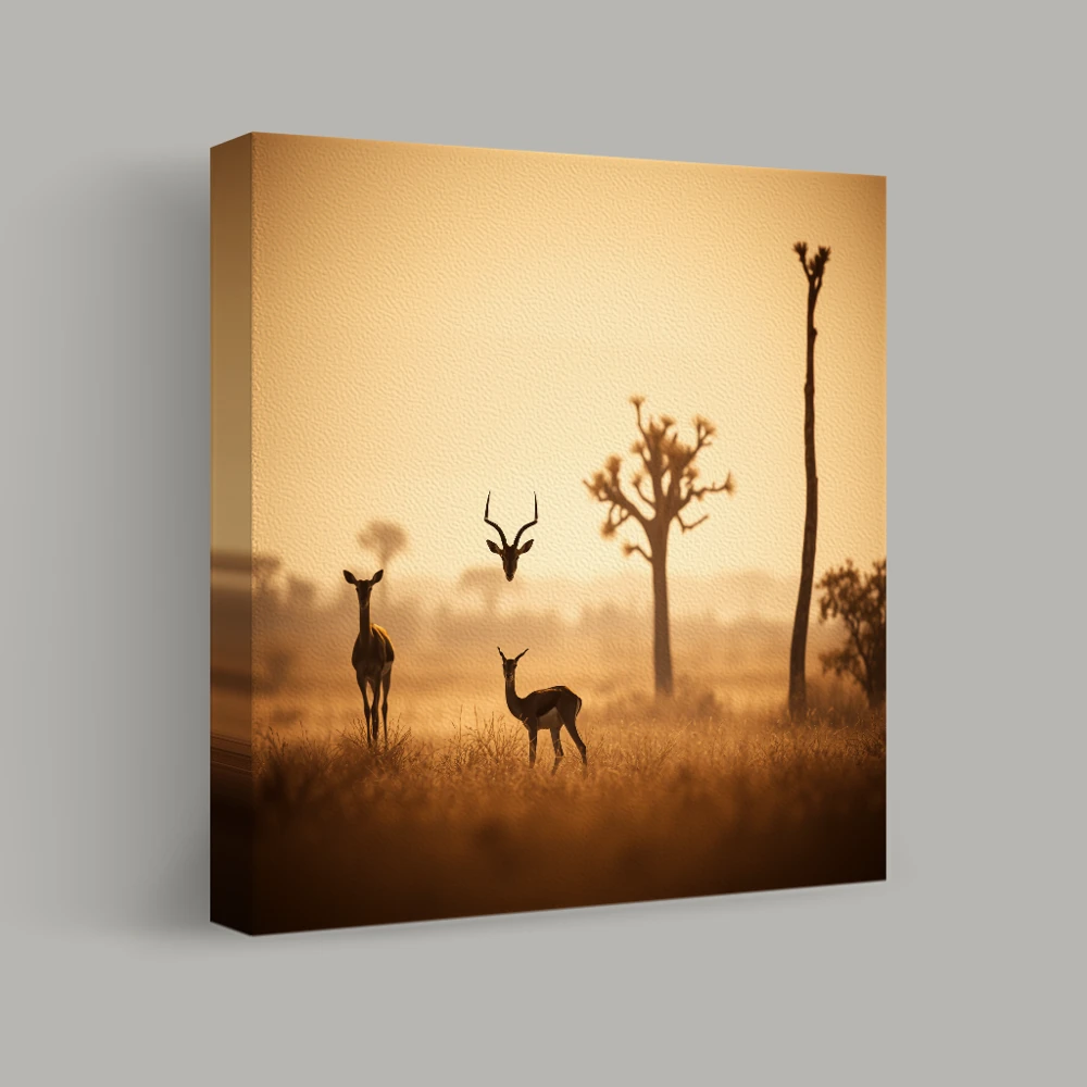 Serengeti Dawn Dance — canvas