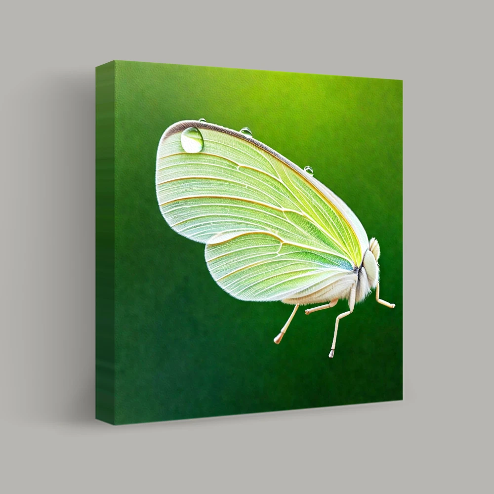Whispers of the Emerald Wing — canvas