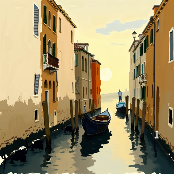 Sunlit Canals of Tranquility