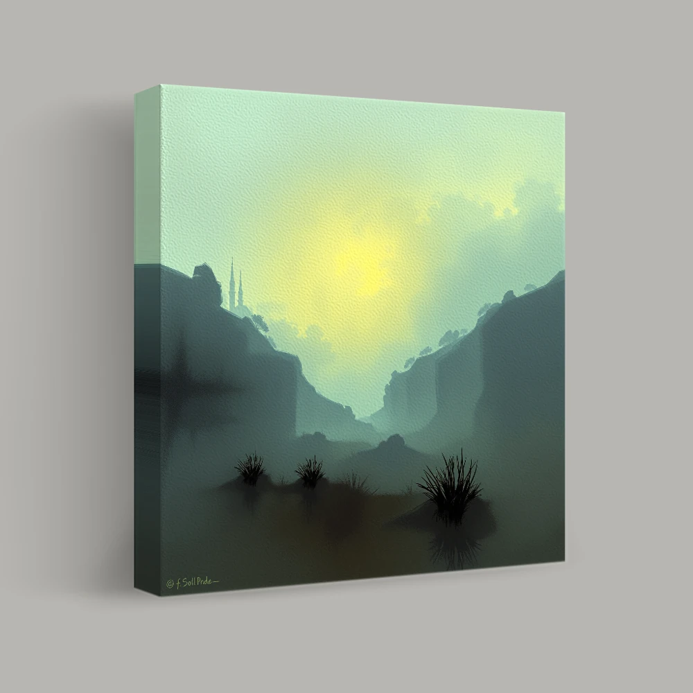 Twilight Pathway — canvas