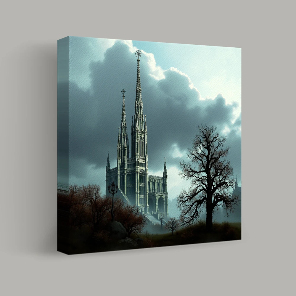 Gothic Silhouette — canvas