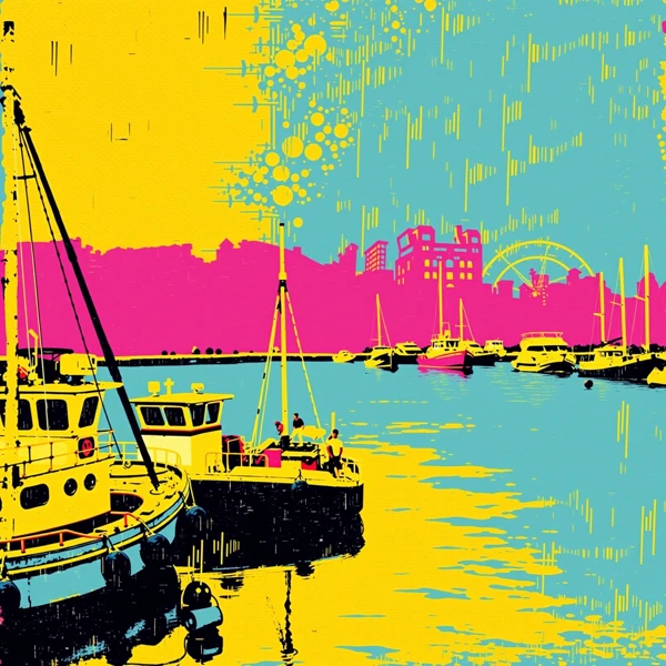 Vivid Harbor Twilight