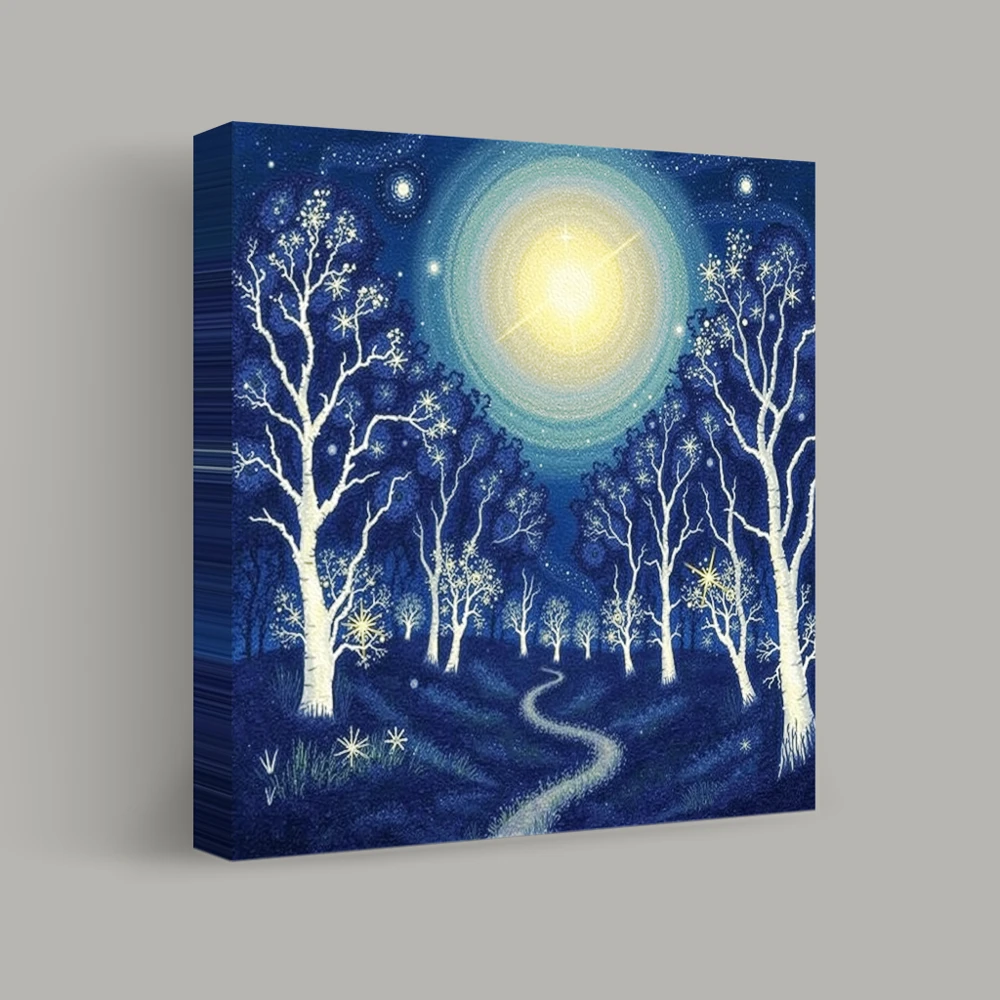 Moonlit Enchantment — canvas
