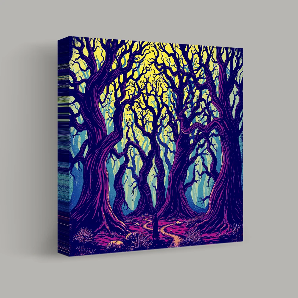 Enchanted Forest Pathway — canvas