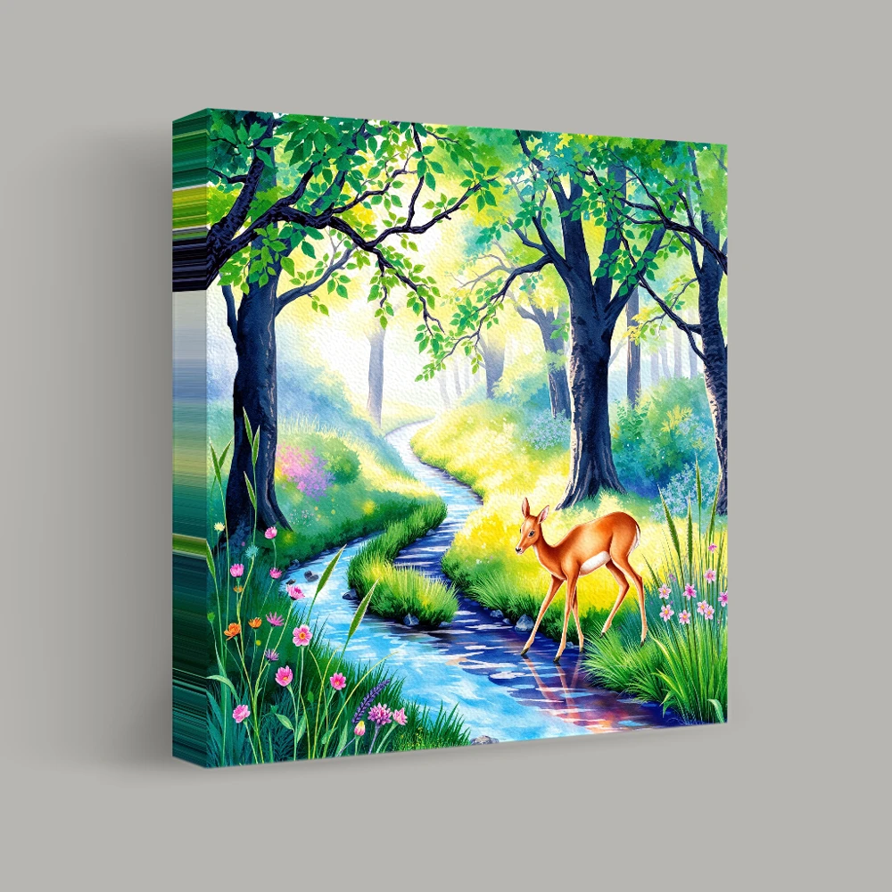 Veil of Green — canvas