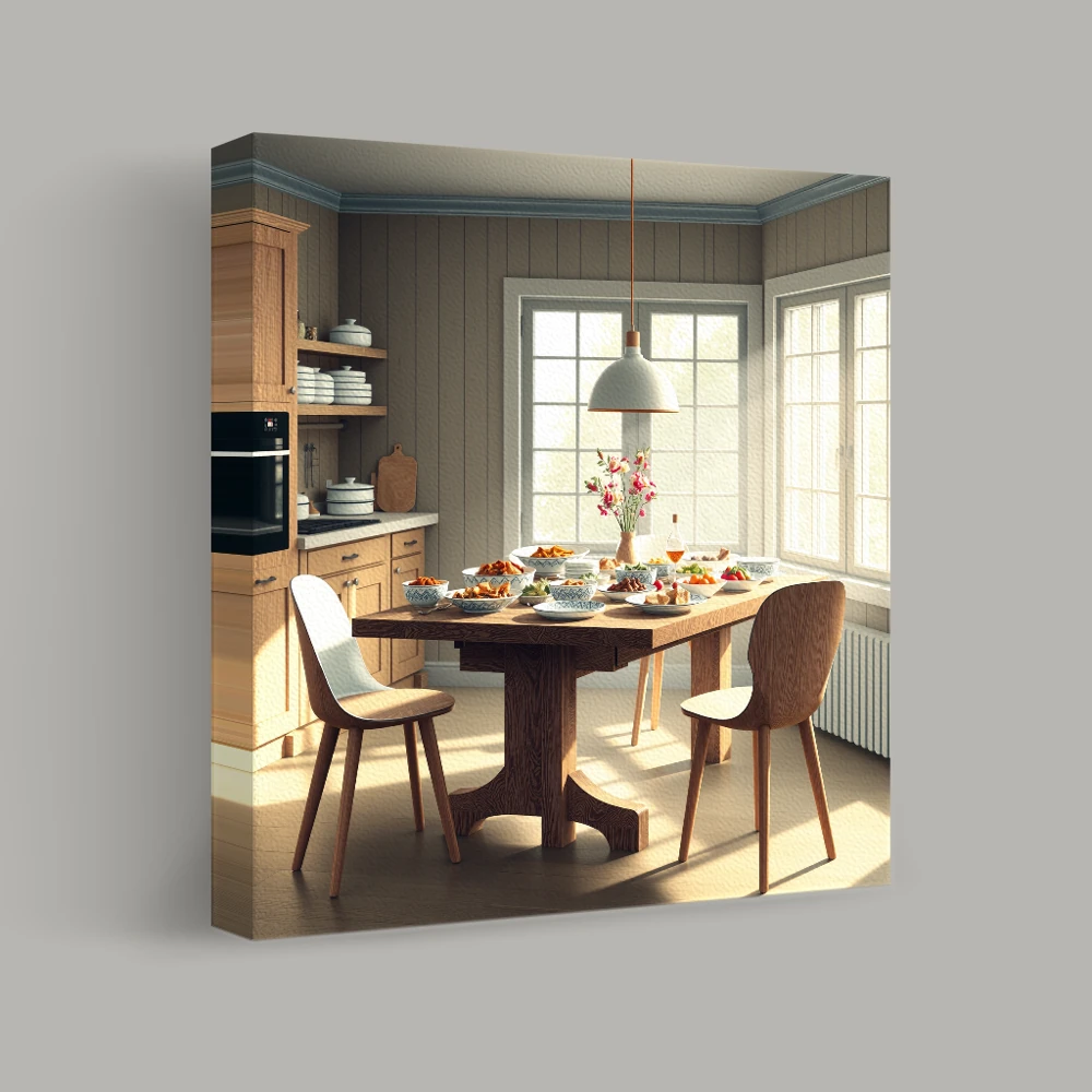 Morning Light Table — canvas