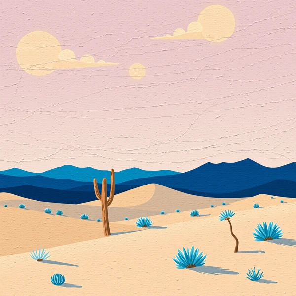 Desert Silence at Dusk