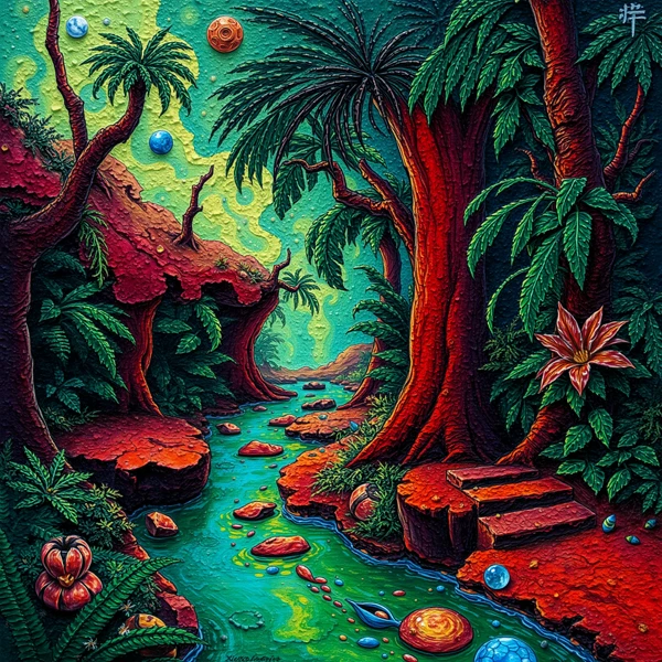 Journey through the Vibrant Enchanted Forest