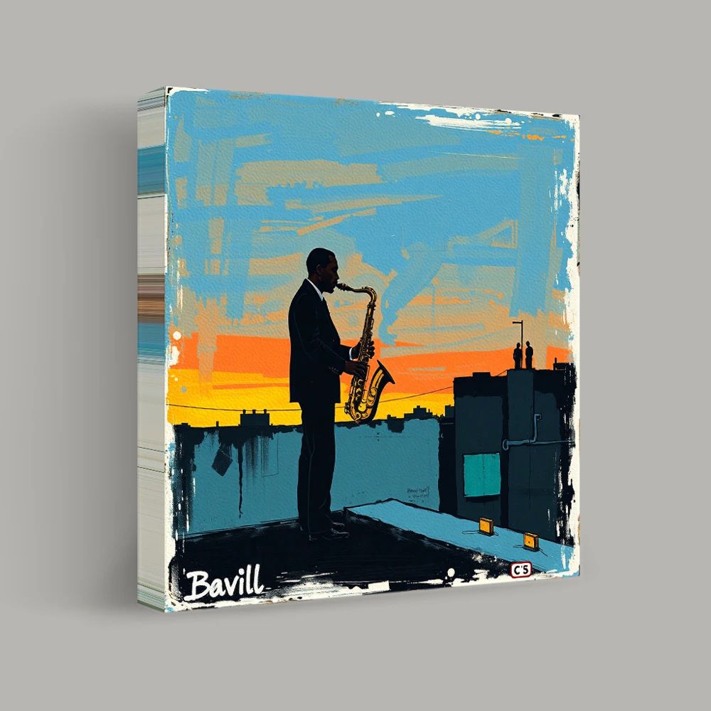 Serenade at Sunset — canvas