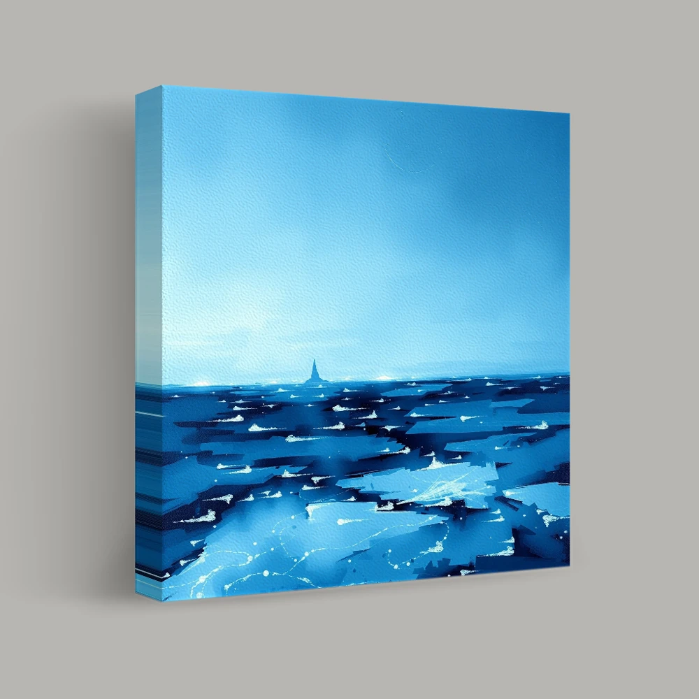 Uitgestrekte Bevroren Ruimte — canvas
