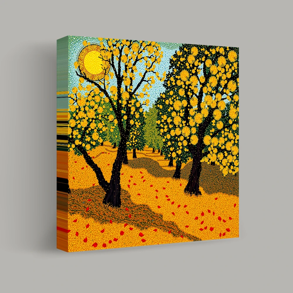 Golden Afternoon in the Orchard — canvas