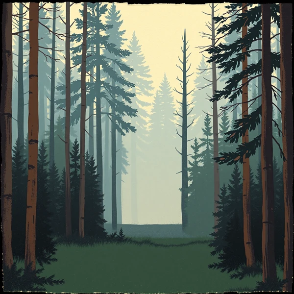 Whispering Pines at Dawn