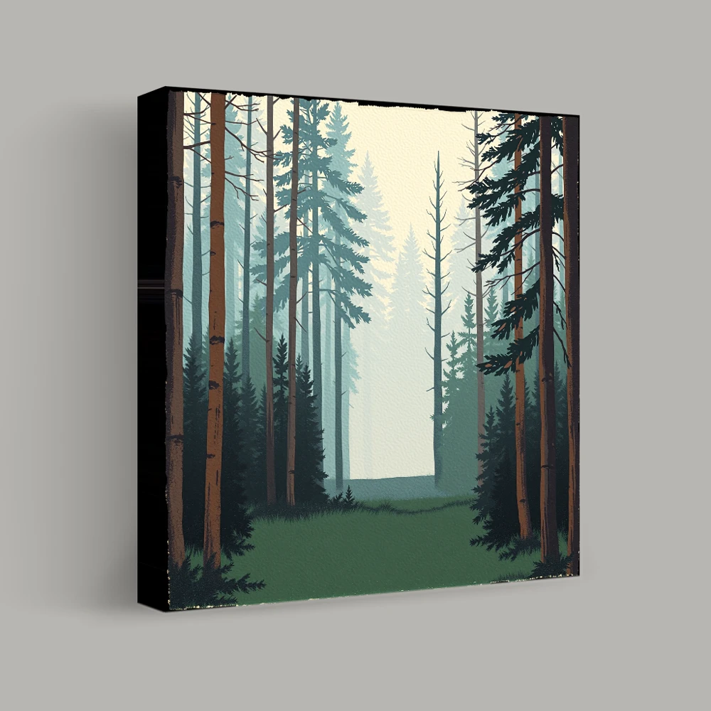 Whispering Pines at Dawn — canvas