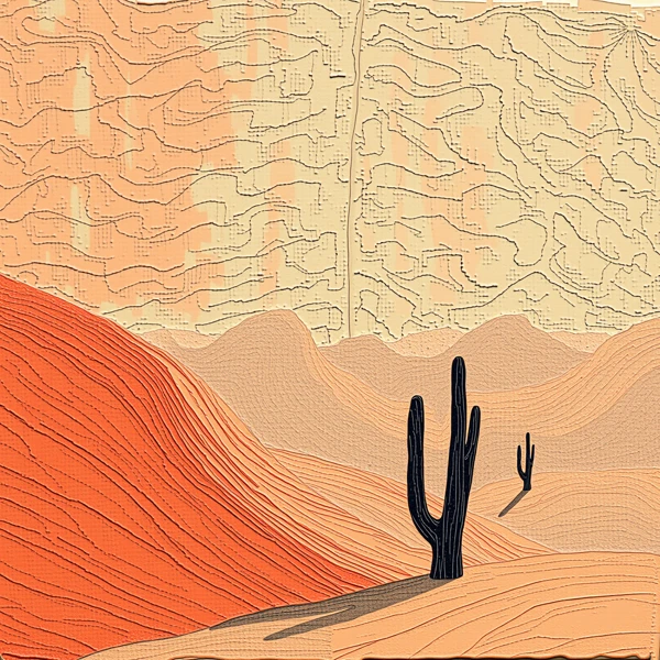 Cacti Against the Dunes