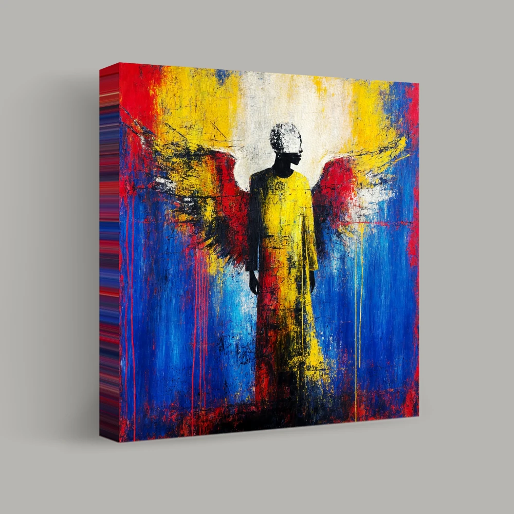 Guardian of Vibrant Hues — canvas