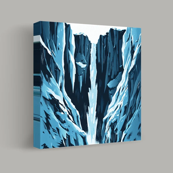 Frozen Falls of the Chasm view 1
