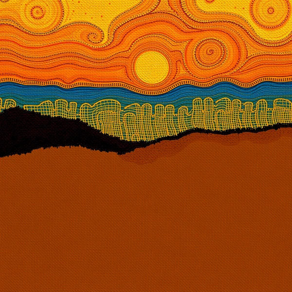Swirls of a Distant Horizon