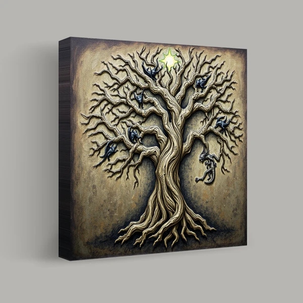Enchanted Tree with Creatures view 1