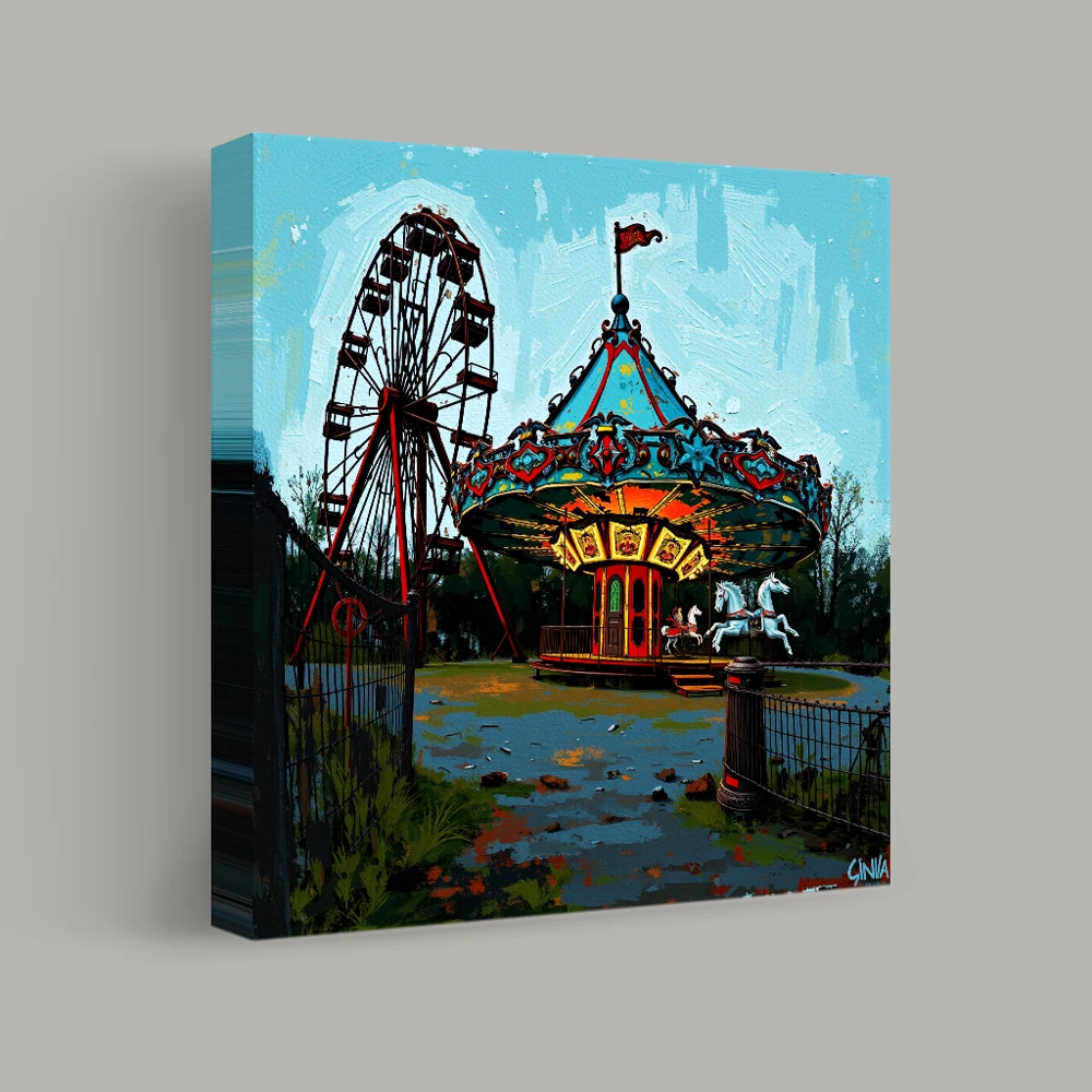 Twilight at the Carnival — canvas