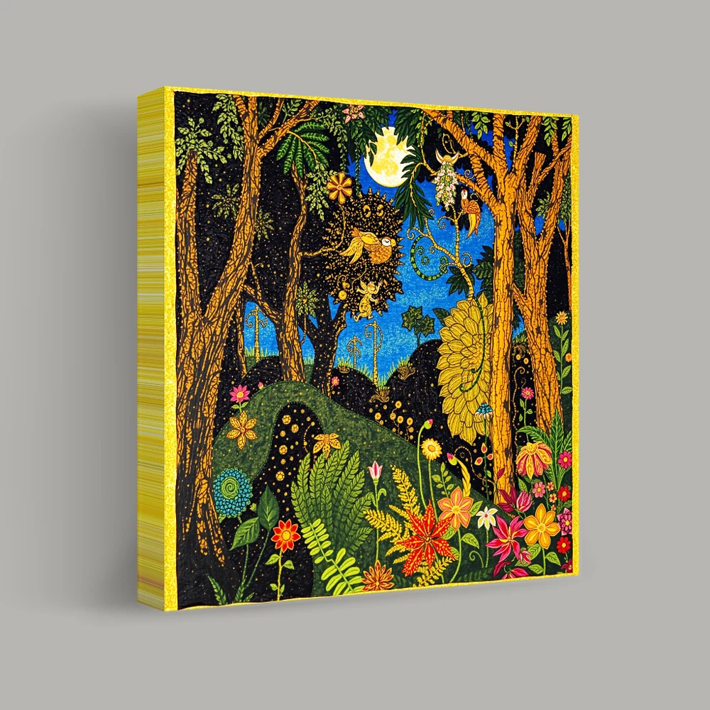 Enchanted Woodland Dreamscape — canvas
