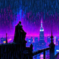 Vigil in Neon Rain thumbnail 2
