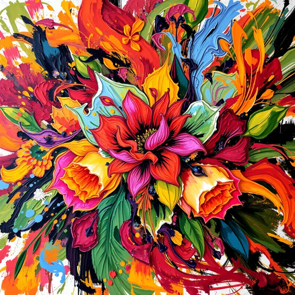 Vibrant Symphony of Petals