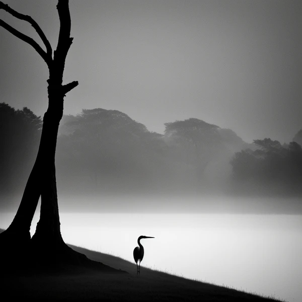 Silhouette in the Mist view 2