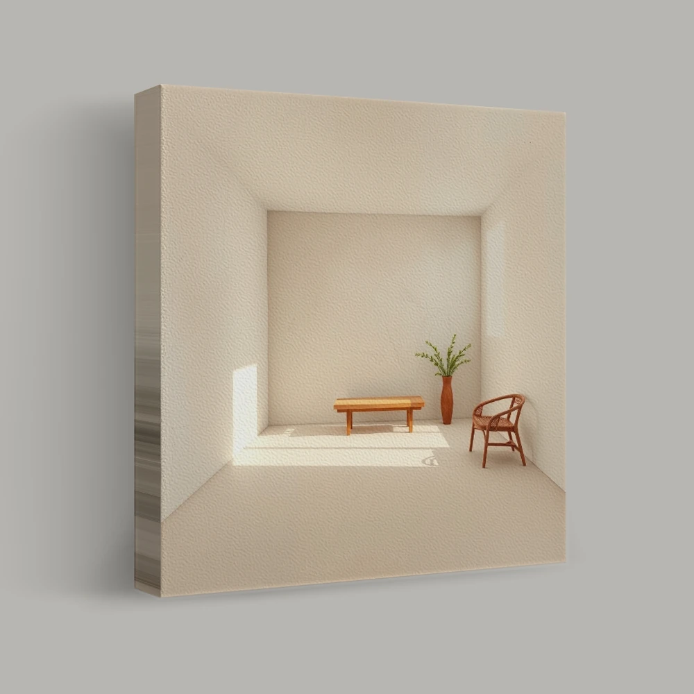 Embrace of Minimalism — canvas