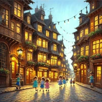 Twilight on Cobblestone Lane thumbnail 2