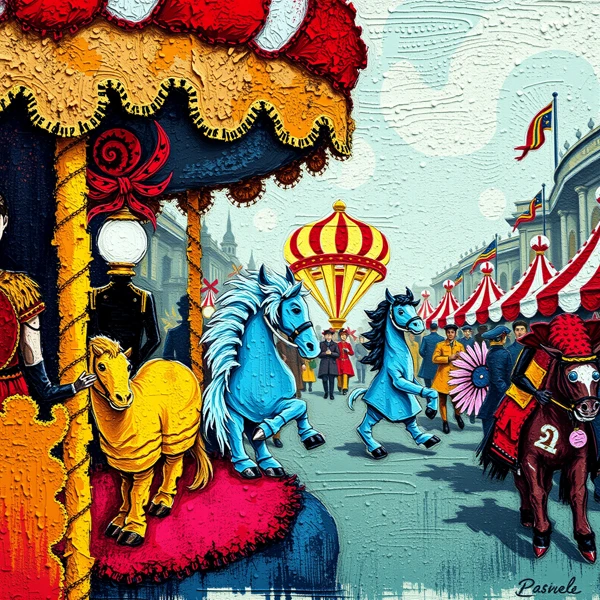 Carousel of Vibrant Dreams