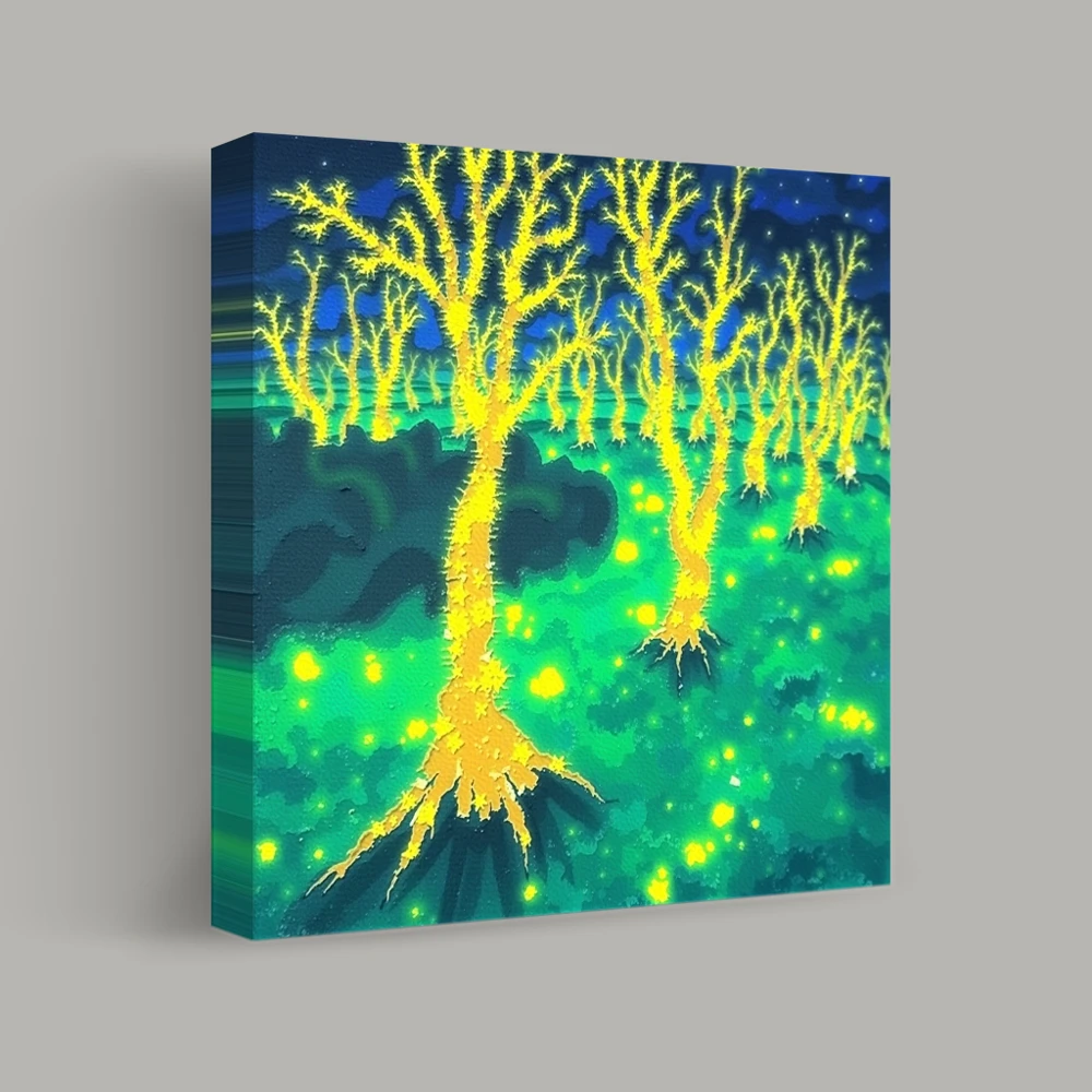 Luminous Forest of Night — canvas