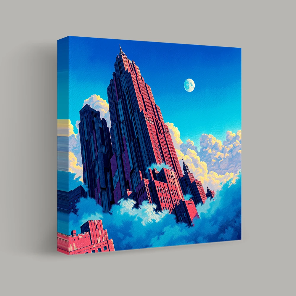 Towers in the Sky — canvas