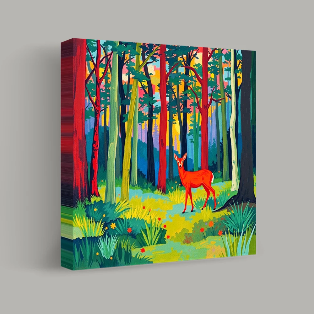 In the Heart of the Luminous Forest — canvas