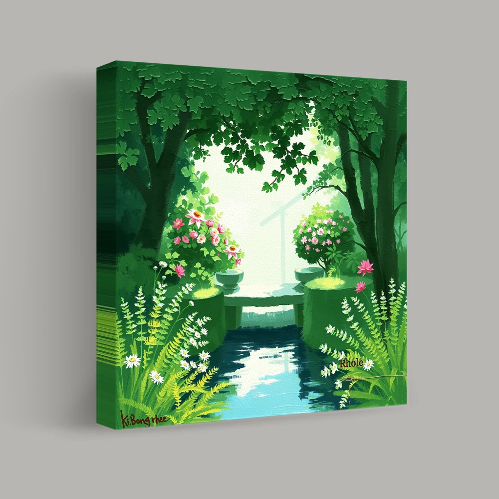 Serenity in Bloom — canvas