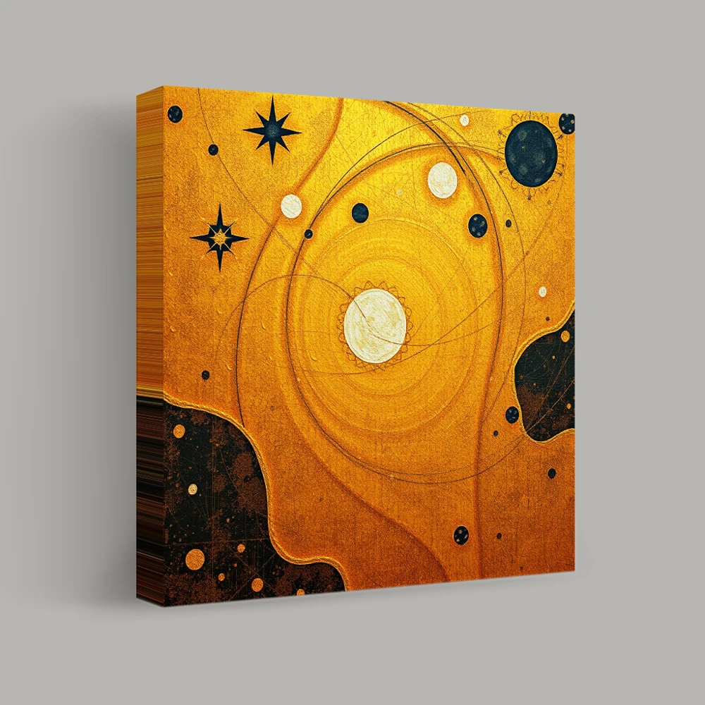 Celestial Dance of Orbits — canvas